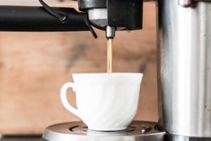 making coffee